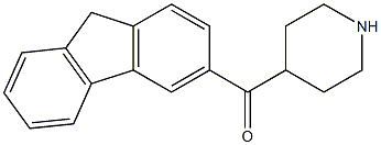 9H-fluoren-3-yl(piperidin-4-yl)methanone Struktur