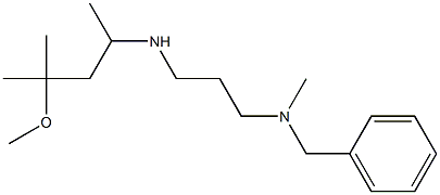 benzyl({3-[(4-methoxy-4-methylpentan-2-yl)amino]propyl})methylamine Struktur