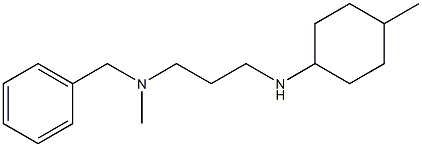 benzyl(methyl){3-[(4-methylcyclohexyl)amino]propyl}amine Struktur