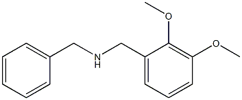 benzyl[(2,3-dimethoxyphenyl)methyl]amine Struktur