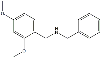 benzyl[(2,4-dimethoxyphenyl)methyl]amine Struktur