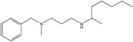 benzyl[3-(heptan-2-ylamino)propyl]methylamine Struktur