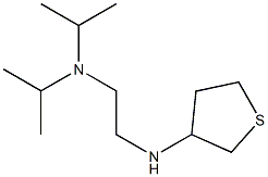 bis(propan-2-yl)[2-(thiolan-3-ylamino)ethyl]amine Struktur