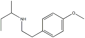 butan-2-yl[2-(4-methoxyphenyl)ethyl]amine Struktur