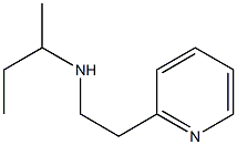 butan-2-yl[2-(pyridin-2-yl)ethyl]amine Struktur