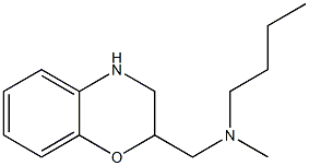 butyl(3,4-dihydro-2H-1,4-benzoxazin-2-ylmethyl)methylamine Struktur