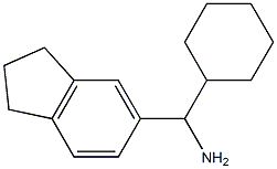 cyclohexyl(2,3-dihydro-1H-inden-5-yl)methanamine Struktur