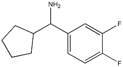 cyclopentyl(3,4-difluorophenyl)methanamine Struktur