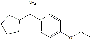 cyclopentyl(4-ethoxyphenyl)methanamine Struktur