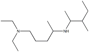 diethyl({4-[(3-methylpentan-2-yl)amino]pentyl})amine Struktur