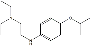 diethyl(2-{[4-(propan-2-yloxy)phenyl]amino}ethyl)amine Struktur