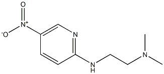 dimethyl({2-[(5-nitropyridin-2-yl)amino]ethyl})amine Struktur