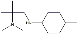 dimethyl({2-methyl-1-[(4-methylcyclohexyl)amino]propan-2-yl})amine Struktur