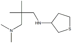 dimethyl({2-methyl-2-[(thiolan-3-ylamino)methyl]propyl})amine Struktur