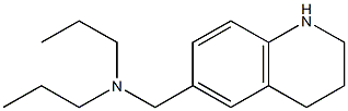 dipropyl(1,2,3,4-tetrahydroquinolin-6-ylmethyl)amine Struktur