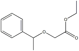 ethyl 2-(1-phenylethoxy)acetate Struktur