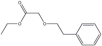 ethyl 2-(2-phenylethoxy)acetate Struktur