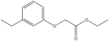 ethyl 2-(3-ethylphenoxy)acetate Struktur