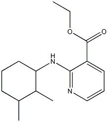 ethyl 2-[(2,3-dimethylcyclohexyl)amino]pyridine-3-carboxylate Struktur