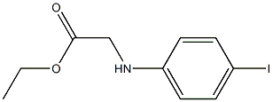 ethyl 2-[(4-iodophenyl)amino]acetate Struktur