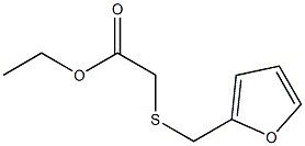 ethyl 2-[(furan-2-ylmethyl)sulfanyl]acetate Struktur