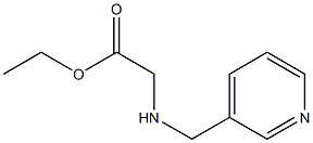 ethyl 2-[(pyridin-3-ylmethyl)amino]acetate Struktur