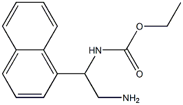 ethyl 2-amino-1-(1-naphthyl)ethylcarbamate Struktur