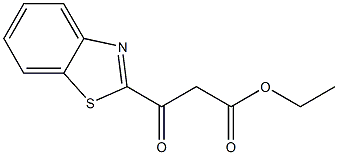 ethyl 3-(1,3-benzothiazol-2-yl)-3-oxopropanoate Struktur