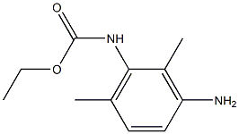 ethyl 3-amino-2,6-dimethylphenylcarbamate Struktur