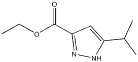 ethyl 5-isopropyl-1H-pyrazole-3-carboxylate Struktur