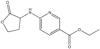 ethyl 6-[(2-oxooxolan-3-yl)amino]pyridine-3-carboxylate Struktur