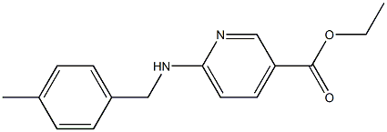 ethyl 6-{[(4-methylphenyl)methyl]amino}pyridine-3-carboxylate Struktur