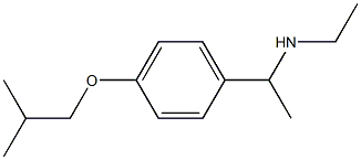 ethyl({1-[4-(2-methylpropoxy)phenyl]ethyl})amine Struktur