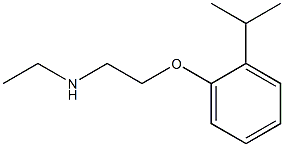 ethyl({2-[2-(propan-2-yl)phenoxy]ethyl})amine Struktur