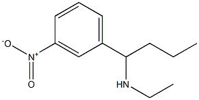 ethyl[1-(3-nitrophenyl)butyl]amine Struktur