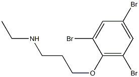 ethyl[3-(2,4,6-tribromophenoxy)propyl]amine Struktur