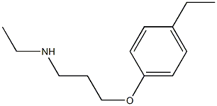 ethyl[3-(4-ethylphenoxy)propyl]amine Struktur