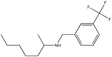 heptan-2-yl({[3-(trifluoromethyl)phenyl]methyl})amine Struktur