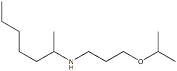 heptan-2-yl[3-(propan-2-yloxy)propyl]amine Struktur