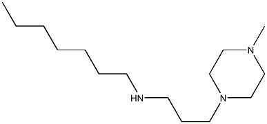 heptyl[3-(4-methylpiperazin-1-yl)propyl]amine Struktur