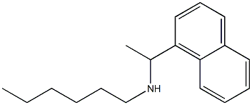 hexyl[1-(naphthalen-1-yl)ethyl]amine Struktur