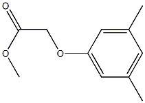 methyl 2-(3,5-dimethylphenoxy)acetate Struktur