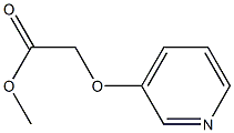 methyl 2-(pyridin-3-yloxy)acetate Struktur