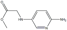 methyl 2-[(6-aminopyridin-3-yl)amino]acetate Struktur