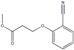 methyl 3-(2-cyanophenoxy)propanoate Struktur