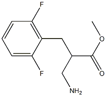 methyl 3-amino-2-[(2,6-difluorophenyl)methyl]propanoate Struktur