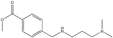 methyl 4-({[3-(dimethylamino)propyl]amino}methyl)benzoate Struktur