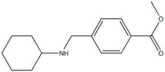 methyl 4-[(cyclohexylamino)methyl]benzoate Struktur