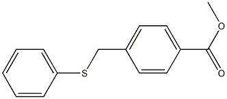 methyl 4-[(phenylsulfanyl)methyl]benzoate Struktur