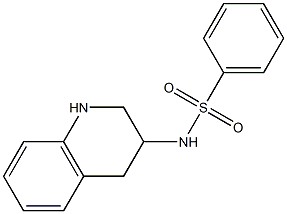 N-(1,2,3,4-tetrahydroquinolin-3-yl)benzenesulfonamide Struktur